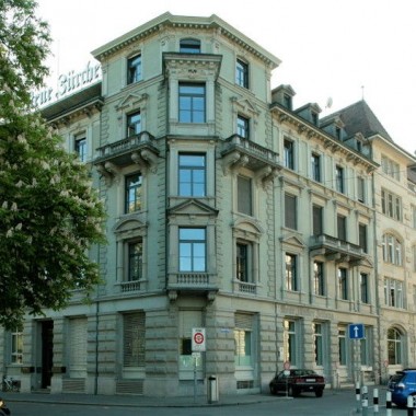 Teilsanierung NZZ-Bürogebäude, Falkenstr. 11, Zürich (19.Jh.); 1994