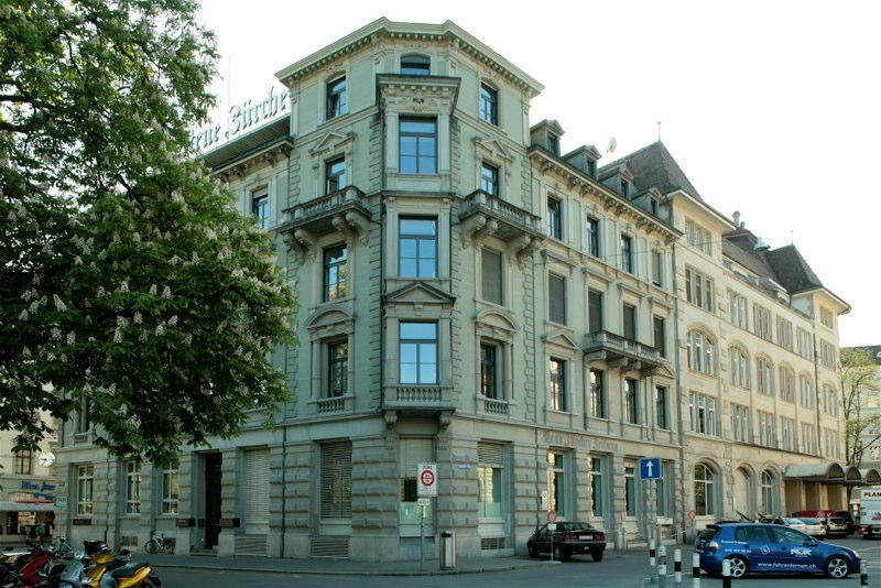 Teilsanierung NZZ-Bürogebäude, Falkenstr. 11, Zürich (19.Jh.); 1994