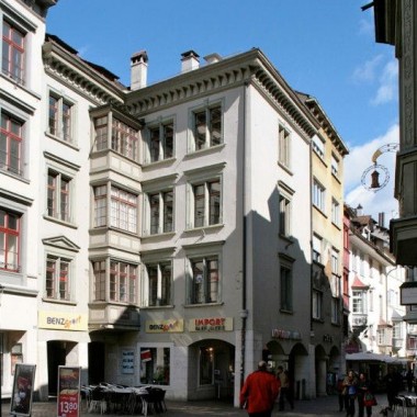 Sanierung Geschäfts-/Wohnhaus Fronwagplatz 27, Schaffhausen (16.Jh.); 2014-15