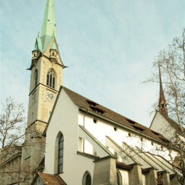 Turm-Sanierung Predigerkirche, Zähringerplatz, Zürich (1900); 1994