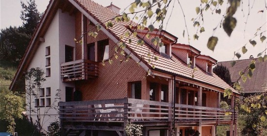 Neubau Einfamilienhaus „Dr. Wehrli“, Grossackerstr. 15, Aesch ZH, 1986